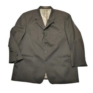 Vintage Jean Paul Germain Blazer Mens 44 Brown Wool Suit Jacket Canada 90s